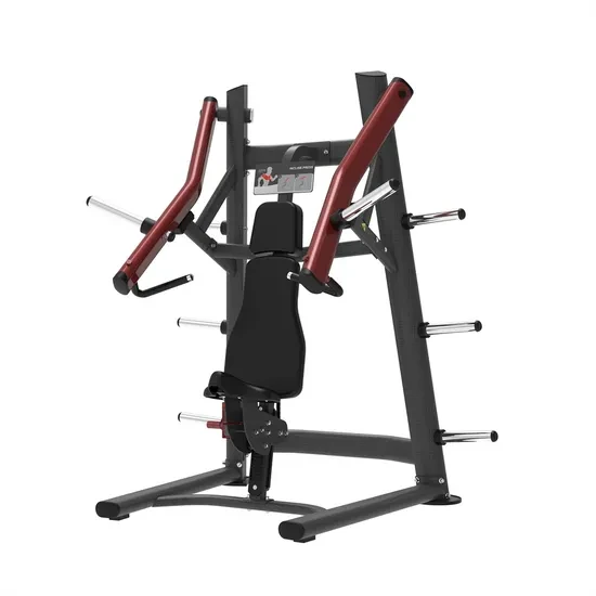 Professional Commercial Bodybuilding Strength Training Weight Plate Seated Chest Exercise Plate Loaded ISO-Lateral Incline Chest Press Fitness